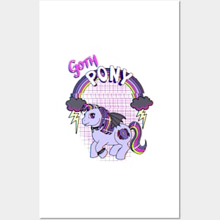 Goth Pony Posters and Art